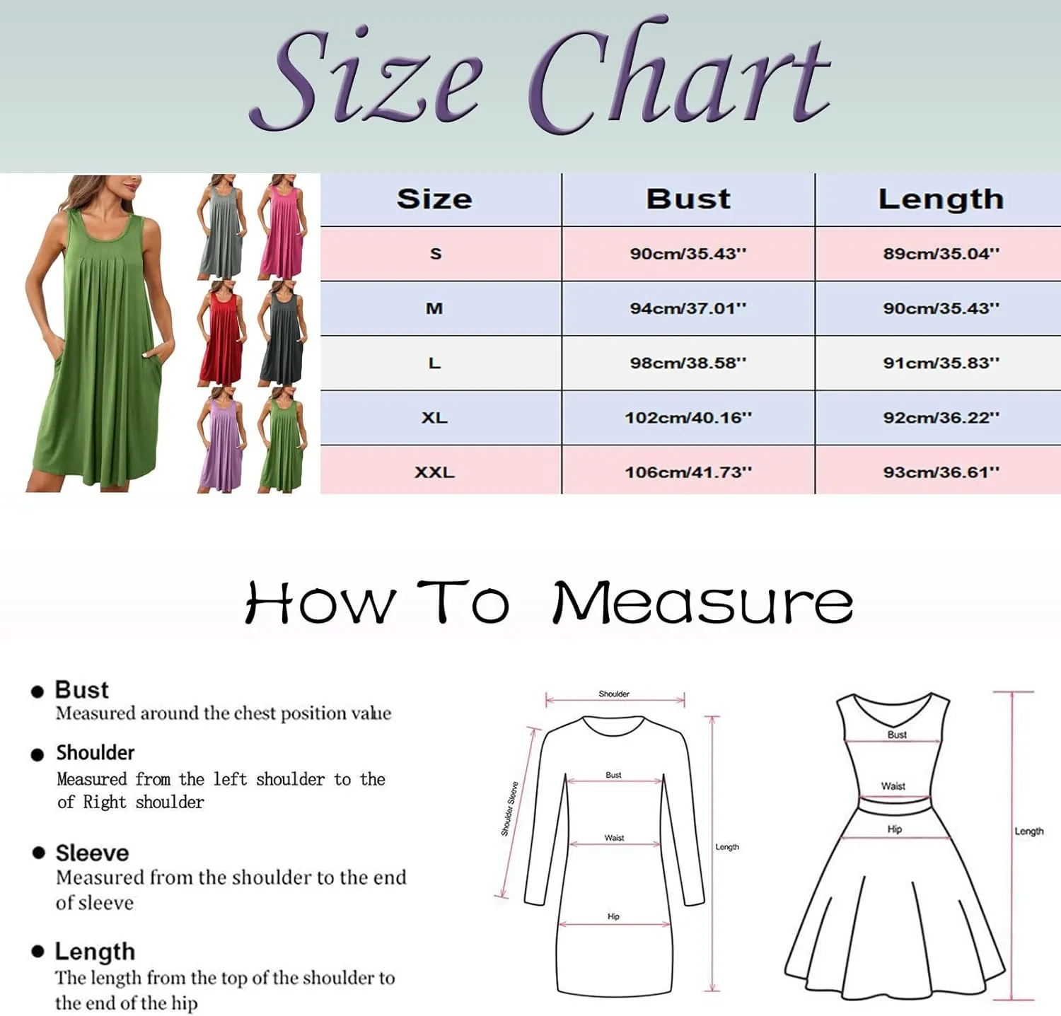 2024 Womens Hide Belly Work Casual Elegrant Flowy Solid Cotton Waffle Knit High Waist Shirred Maxi Dress Beach Sun Dress