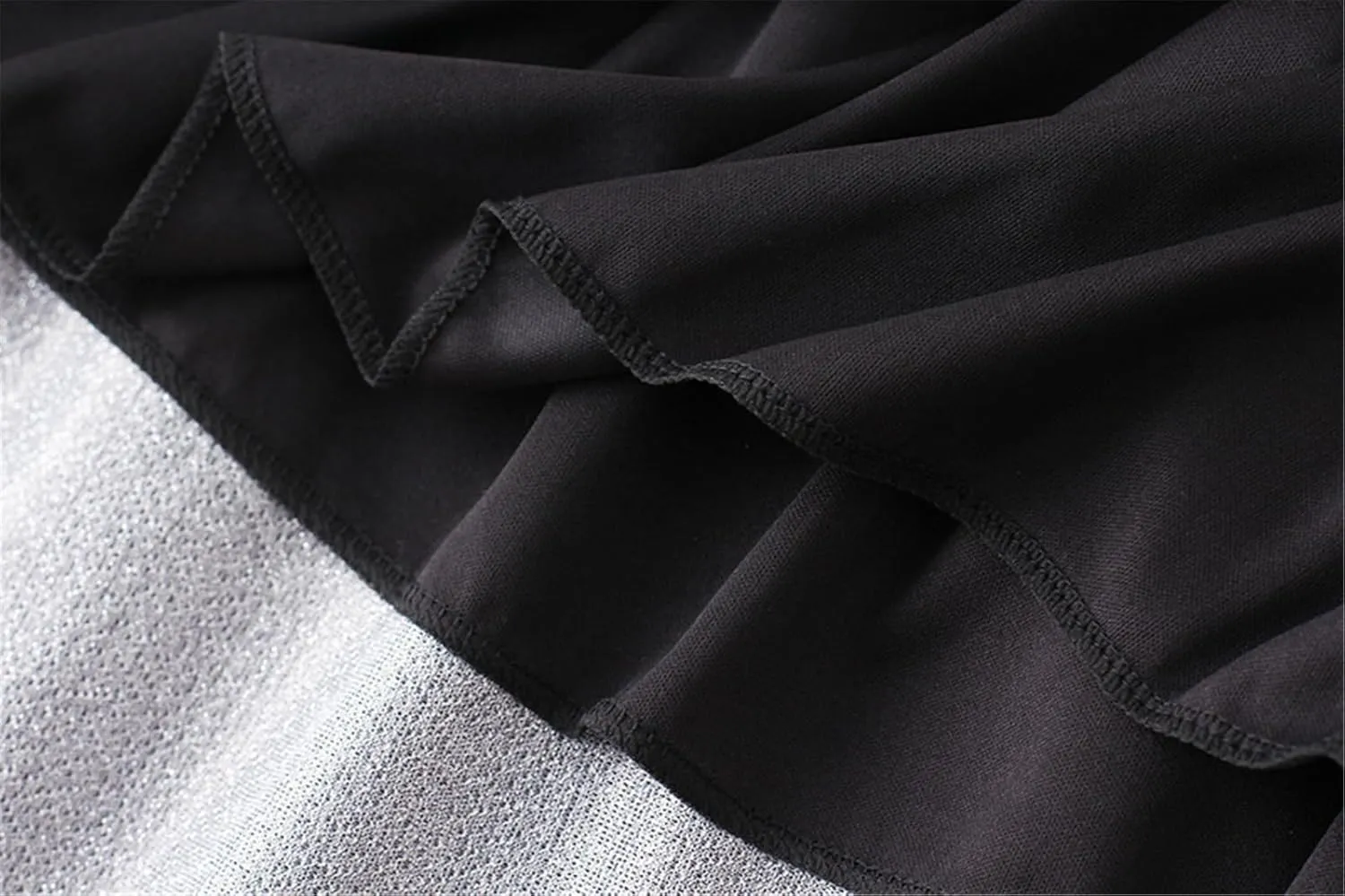 A Line Swing Midi Skirt for Women, Gradient Color Ruffles Pleated Tulle Skirts