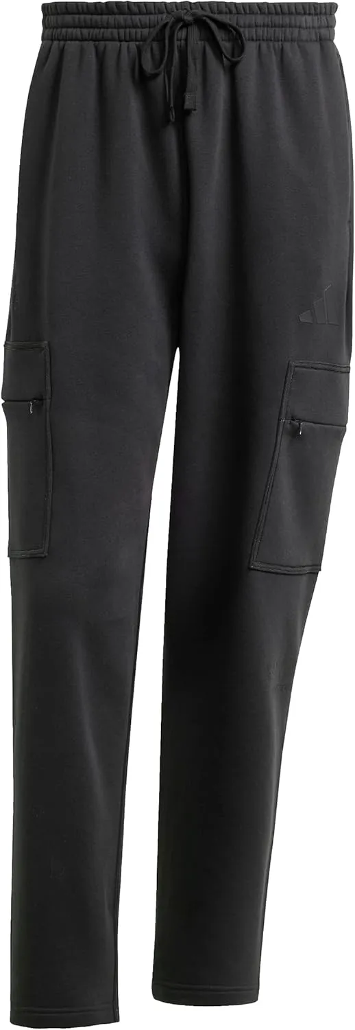 adidas Men's All SZN Fleece Graphic Loose Cargo Pants