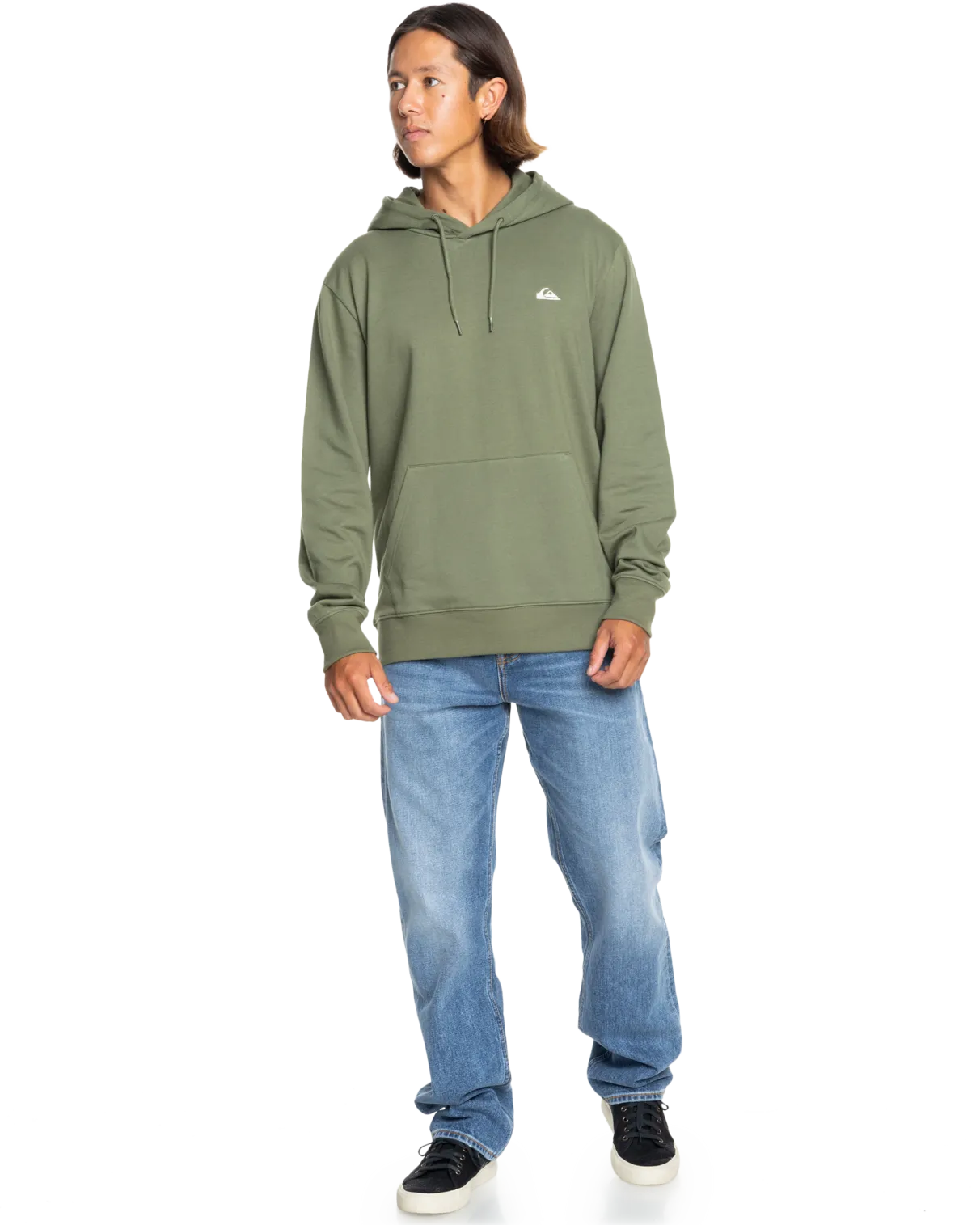 Basic Hoodie in Four Leaf Clover