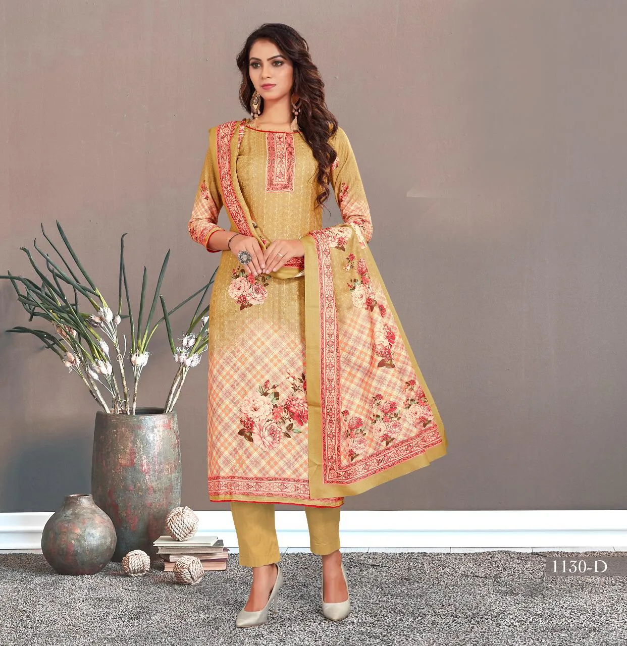 Bipson Fashion Presents Nargis 1130 Pashmina Printed Fancy Designer Salwar Kameez