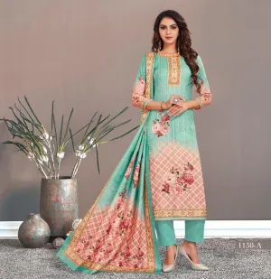 Bipson Fashion Presents Nargis 1130 Pashmina Printed Fancy Designer Salwar Kameez