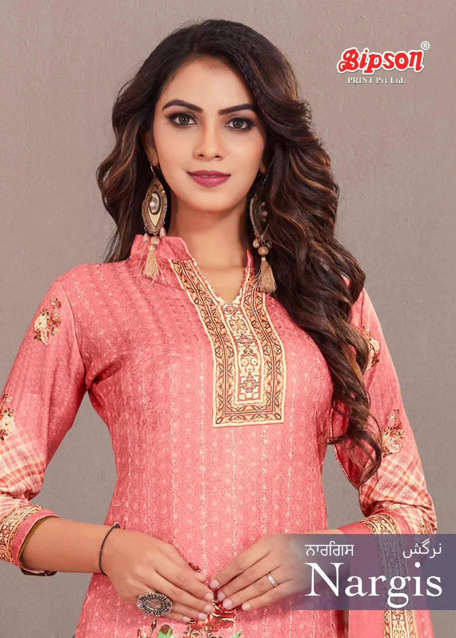 Bipson Fashion Presents Nargis 1130 Pashmina Printed Fancy Designer Salwar Kameez