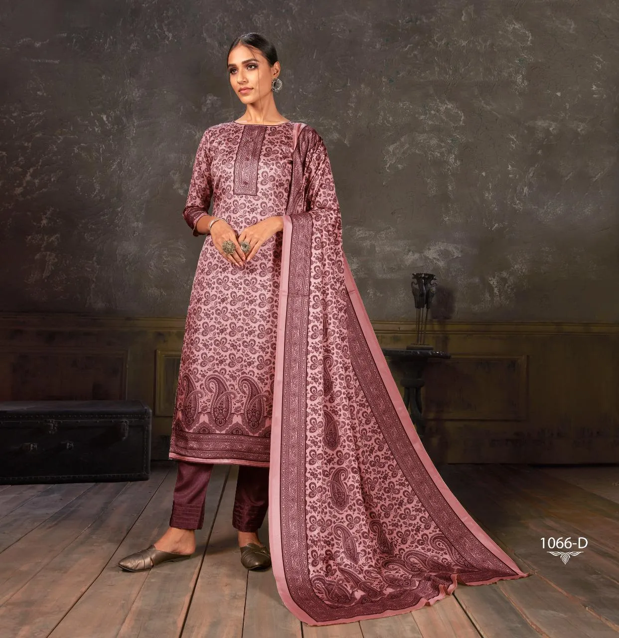 Bipson Fashion Presents Noor 2 1066 Tusser Silk Printed Fancy Designer Salwar Kameez