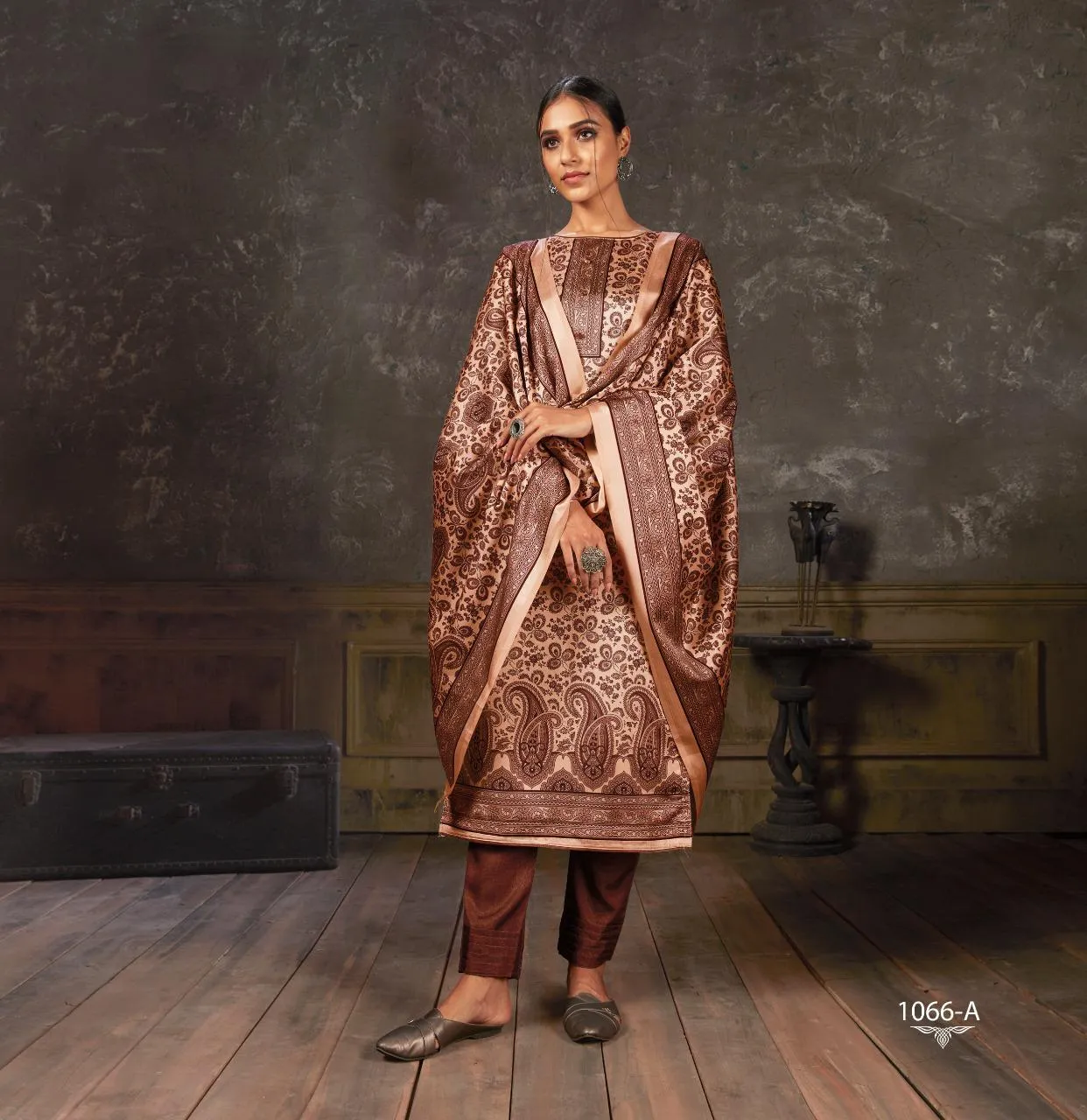 Bipson Fashion Presents Noor 2 1066 Tusser Silk Printed Fancy Designer Salwar Kameez