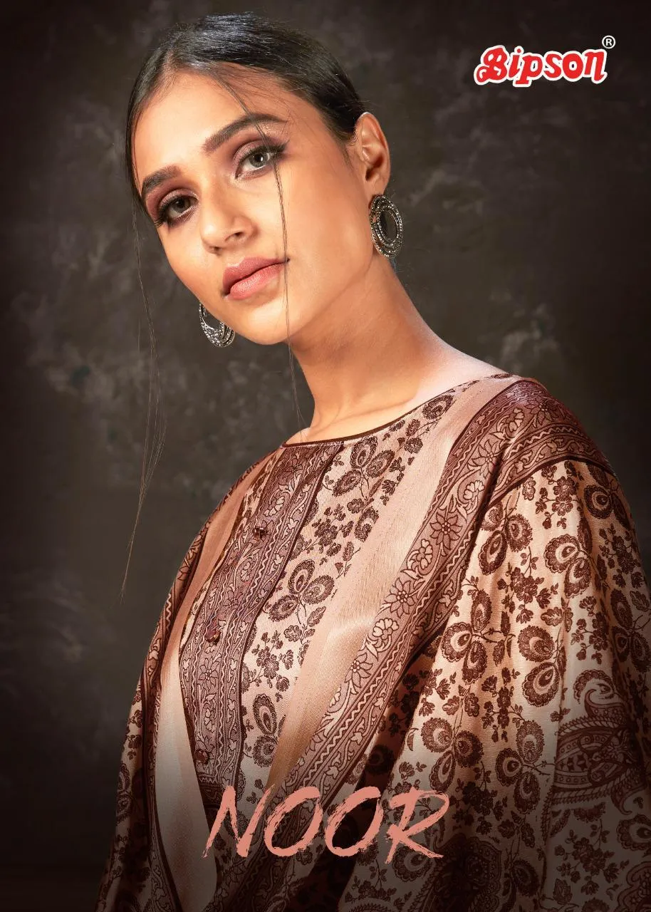 Bipson Fashion Presents Noor 2 1066 Tusser Silk Printed Fancy Designer Salwar Kameez