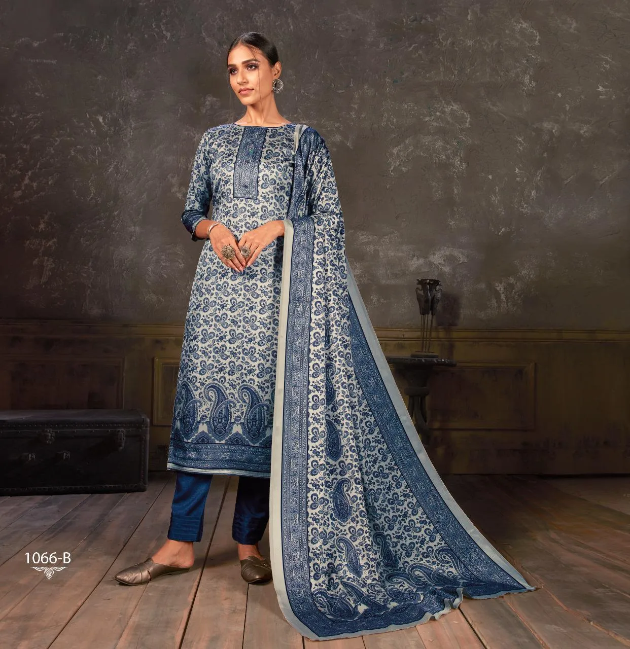 Bipson Fashion Presents Noor 2 1066 Tusser Silk Printed Fancy Designer Salwar Kameez