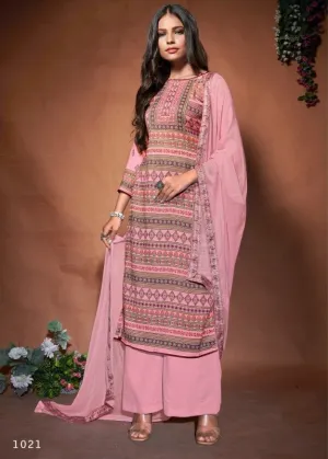 Bipson Fashion Presents Roma Pashmina Printed Casual Wear Salwar Kameez