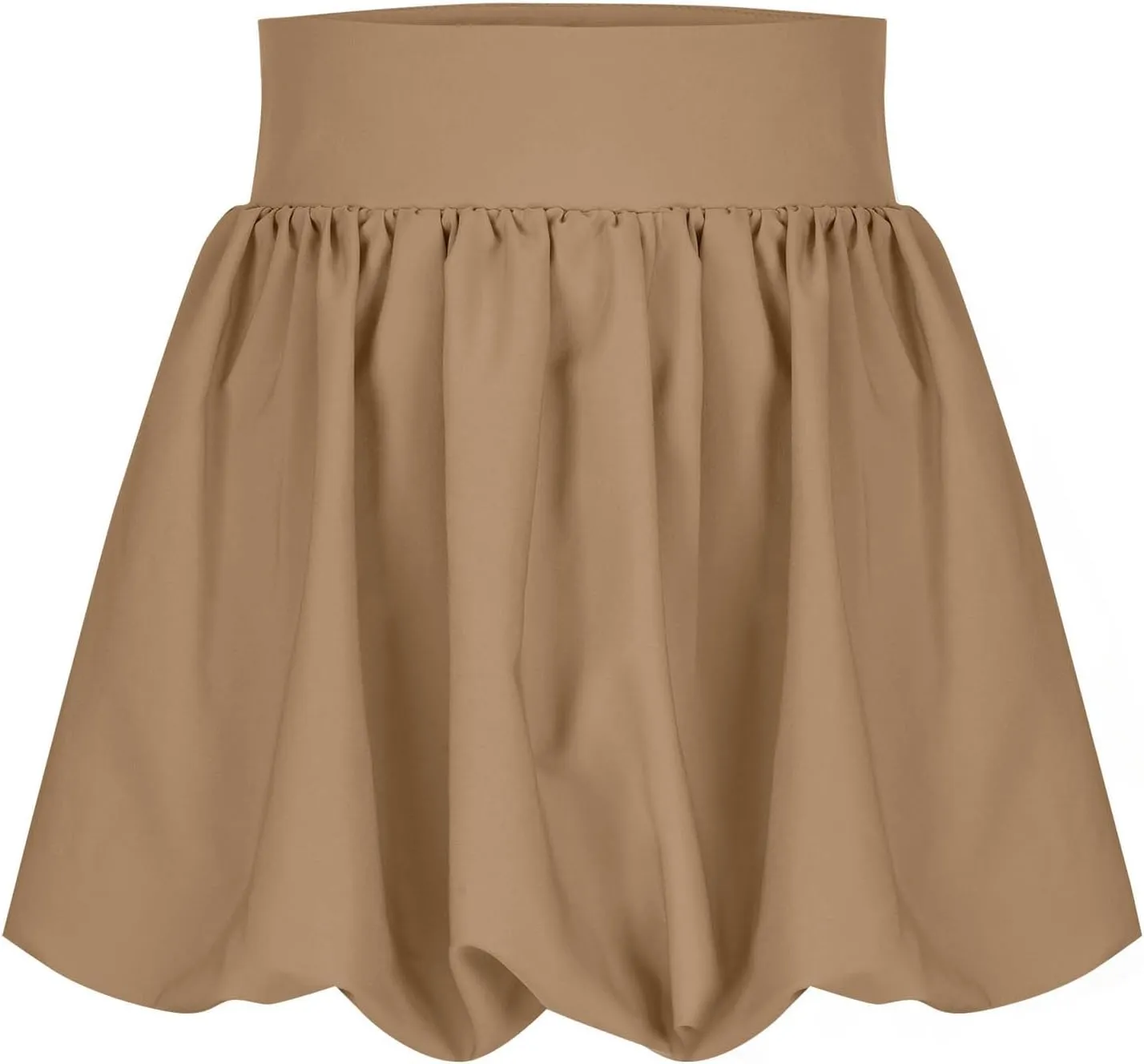 Bubble Mini Skirt Women Puffy Pleat Flare Skater Y2K Club Party Outfits
