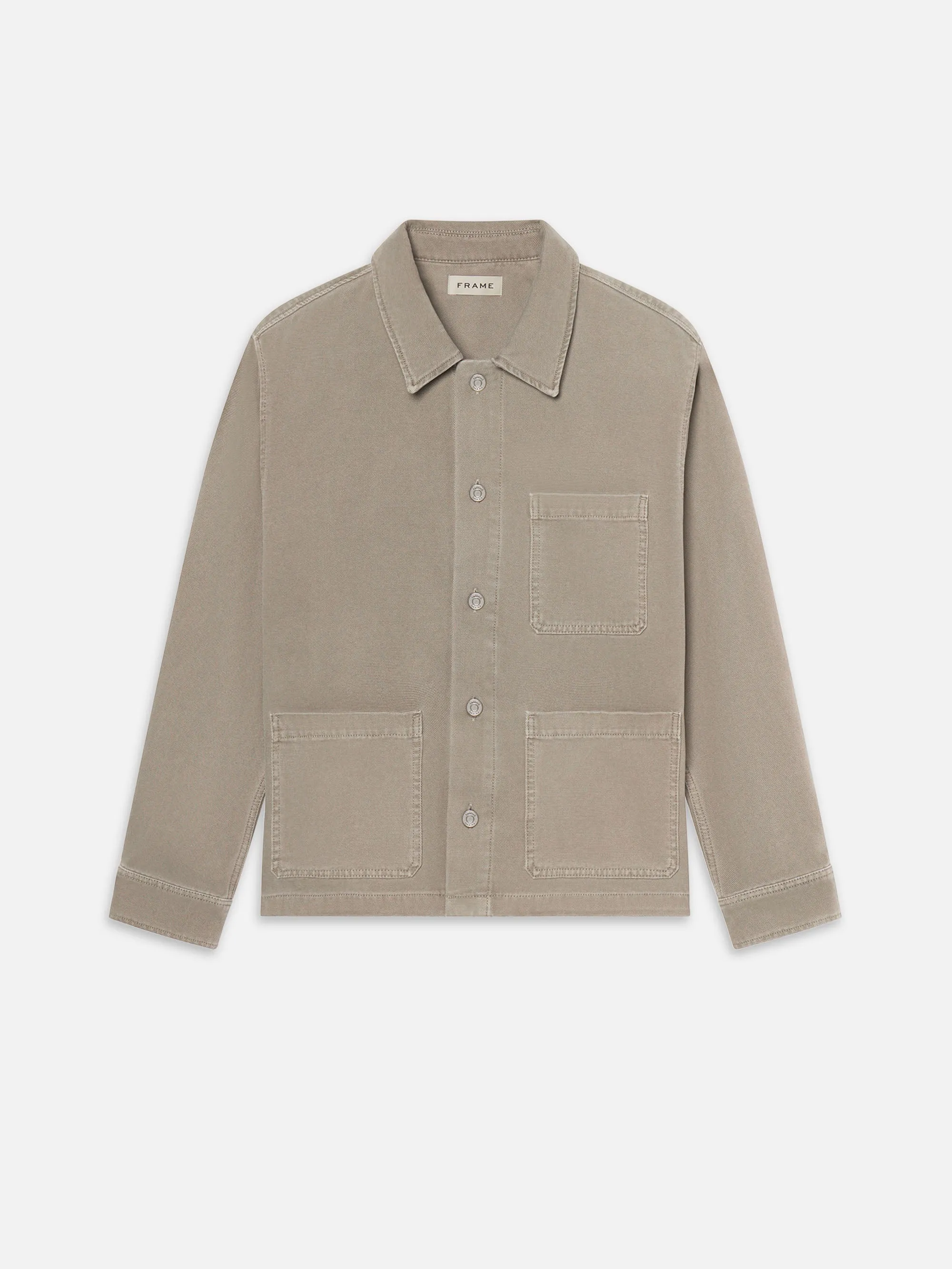Canvas Chore Coat -- Vintage Khaki