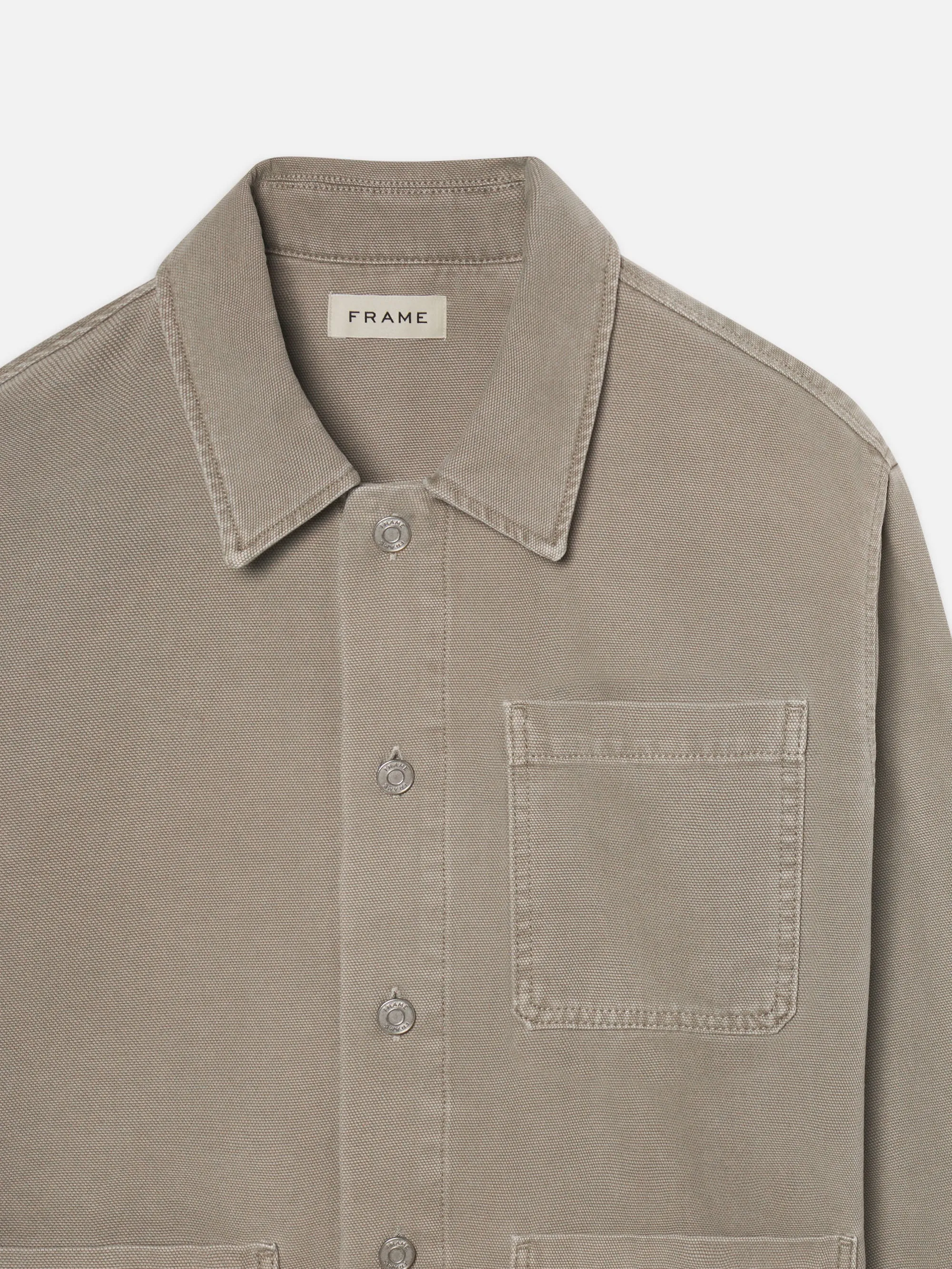 Canvas Chore Coat -- Vintage Khaki