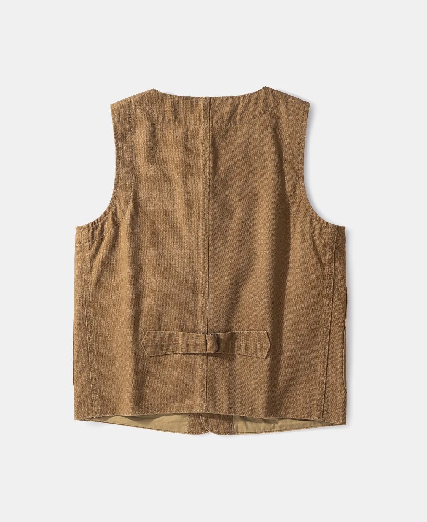 Canvas Work Vest - Brown