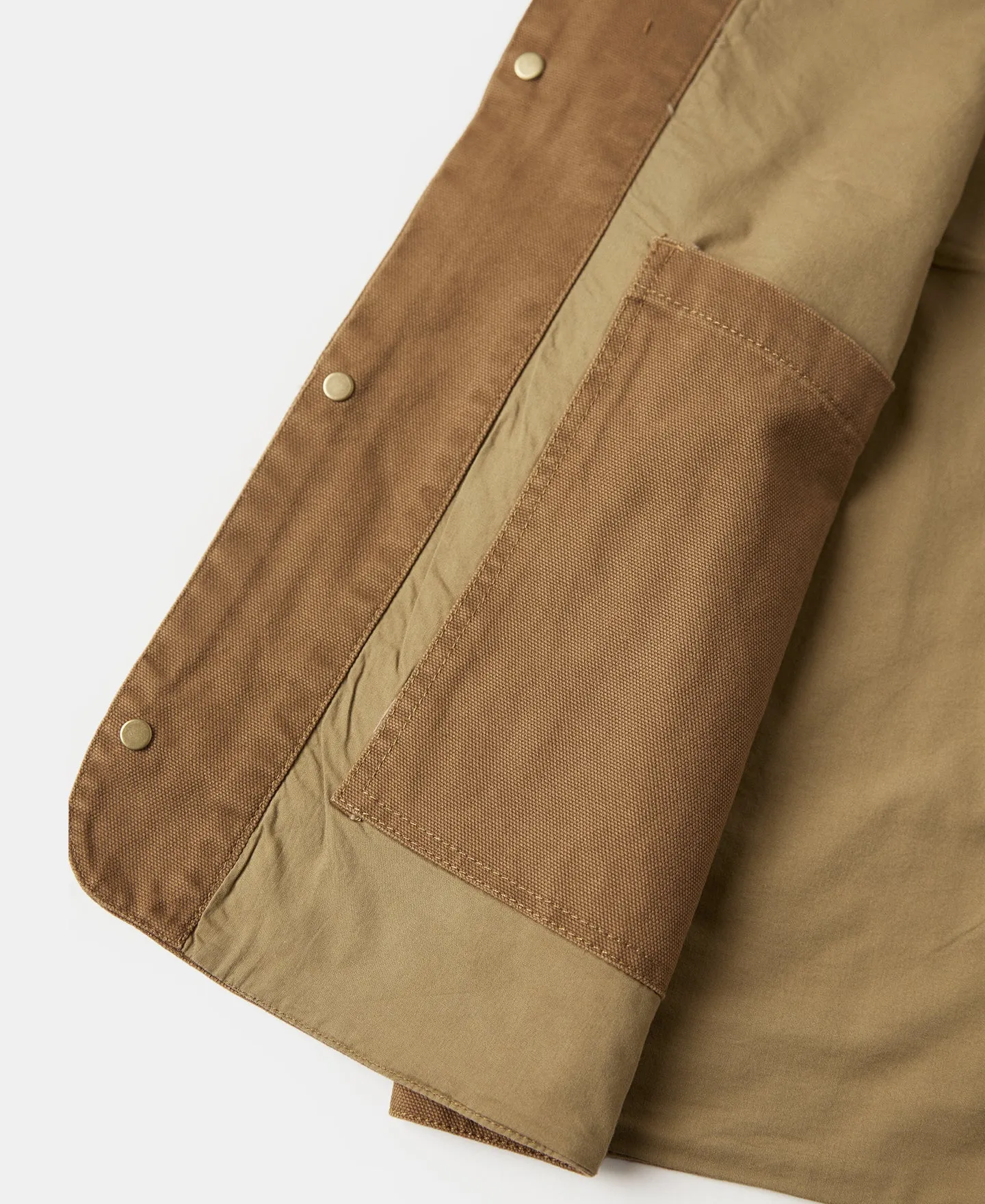 Canvas Work Vest - Brown