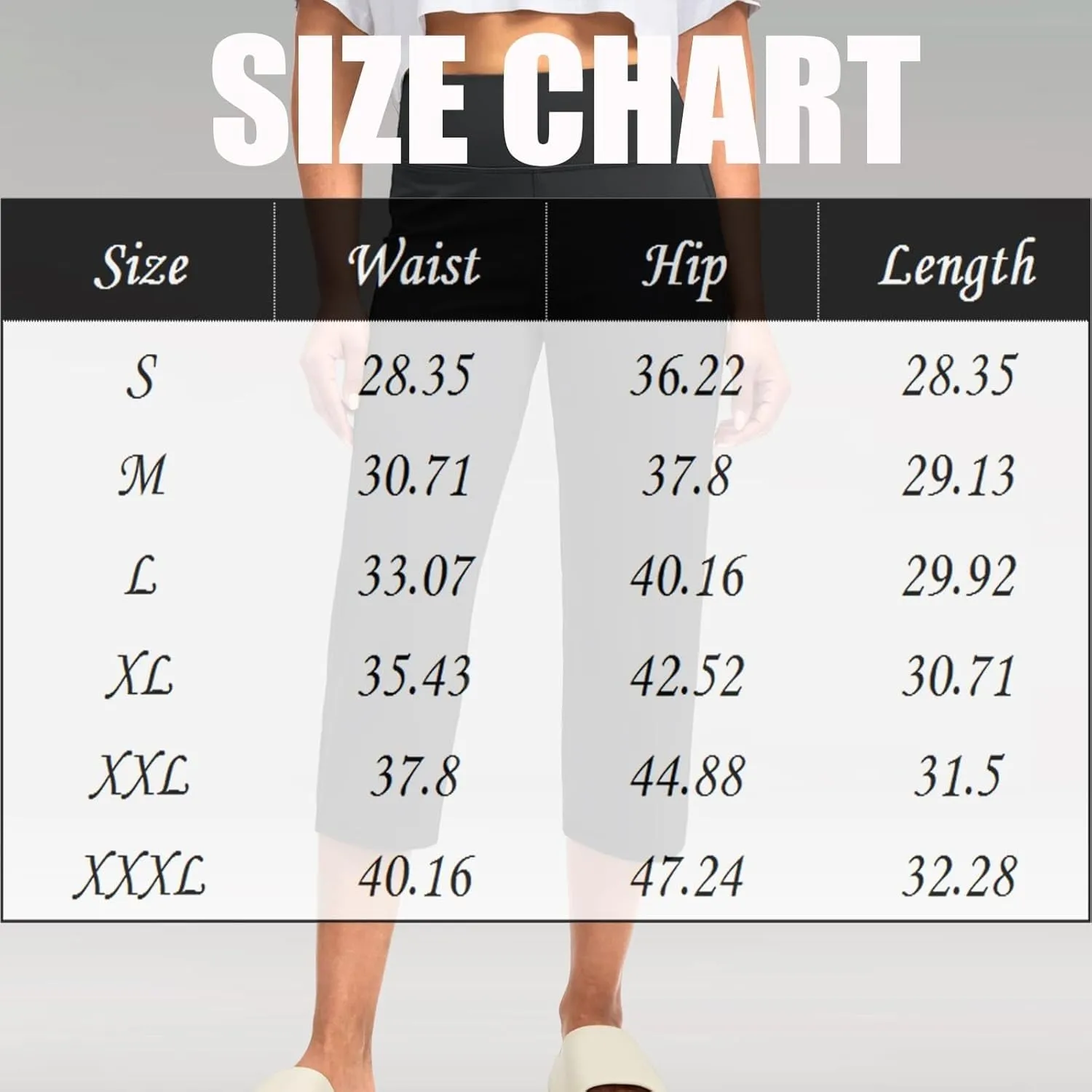 Capri Wide Leg Yoga Pants with Pockets High Waist Slacks for Women Athletic Lounge Sweatpants for Women