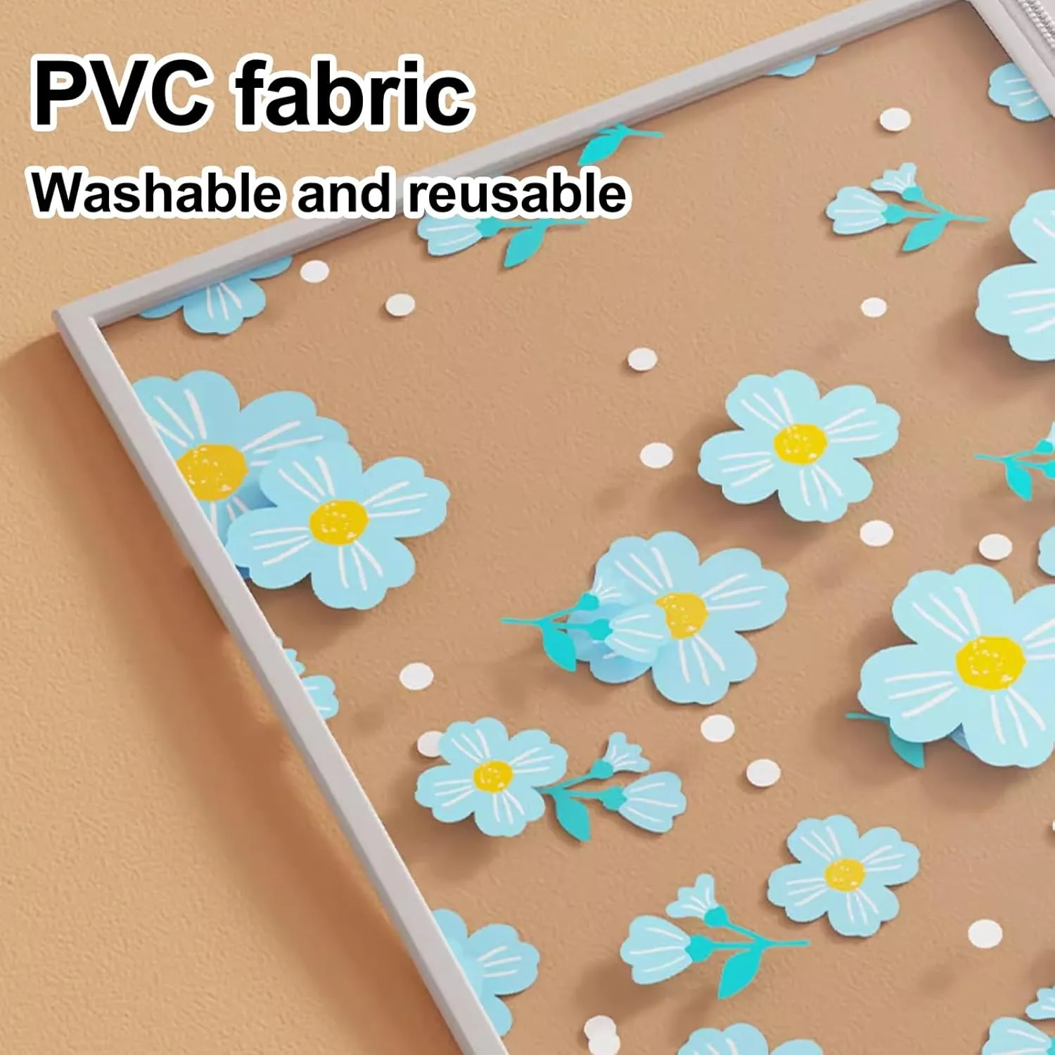 Clear Garment Bags, Printed Garment Covers with Zip, Clothes Cover for Hanging, Dustproof, Washable, for Dress, Suit, Coat(Blue,30x50x90cm)
