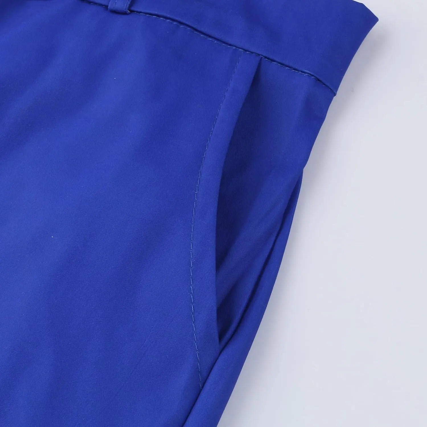 Color Block Pants for Men Comfy Plaid Cotton Stretch Shaping Flat Front Casual Slim Fit Business Dress Tapered Chinos Trouser