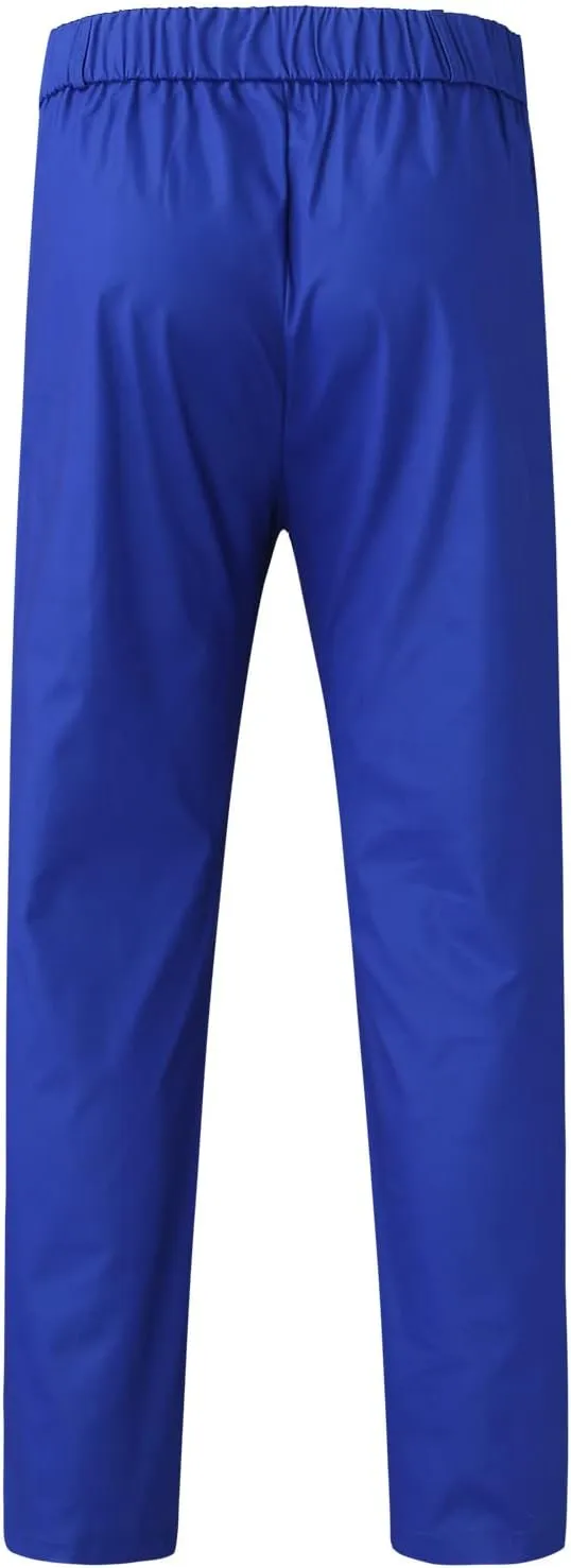 Color Block Pants for Men Comfy Plaid Cotton Stretch Shaping Flat Front Casual Slim Fit Business Dress Tapered Chinos Trouser