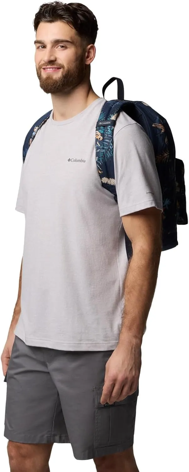 Columbia Unisex Zigzag II 22L Printed Backpack, Collegiate Navy Outbacked, One Size