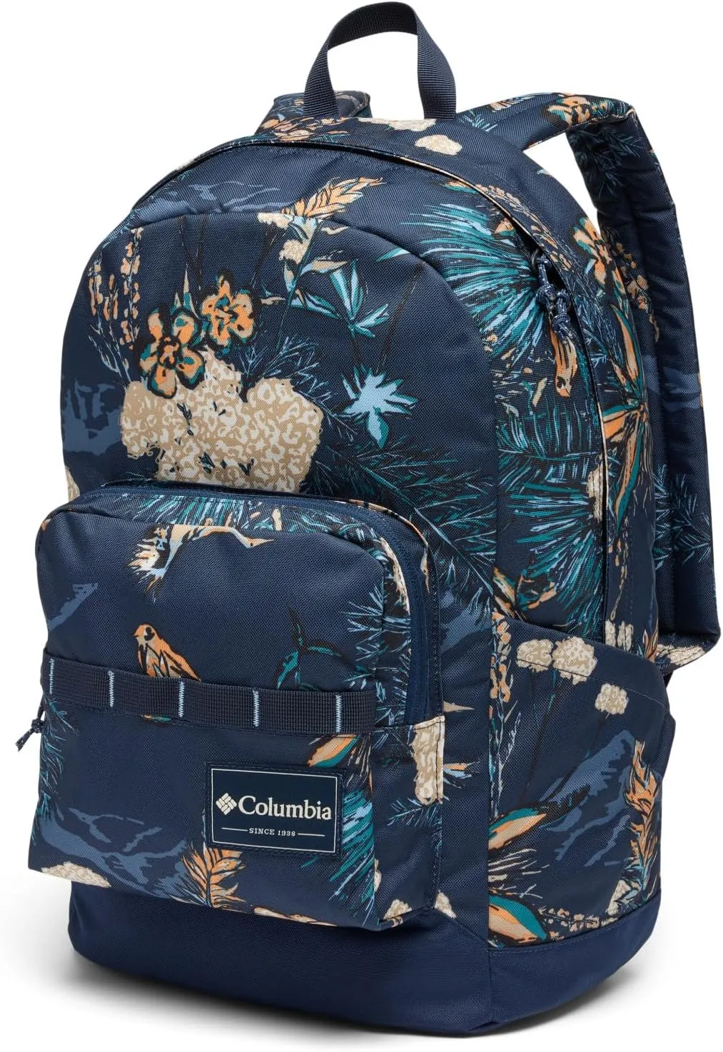 Columbia Unisex Zigzag II 22L Printed Backpack, Collegiate Navy Outbacked, One Size