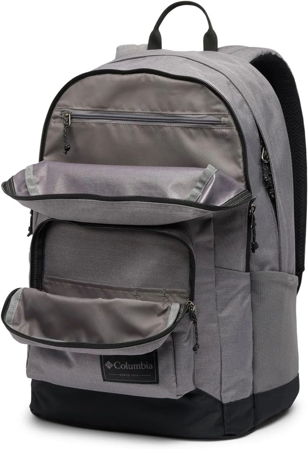 Columbia Unisex Zigzag II 30L Backpack, City Grey Heather/Black, One Size