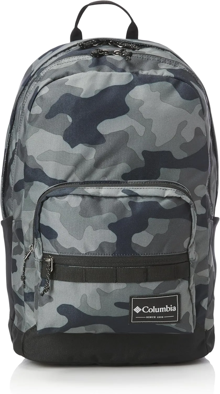 Columbia Unisex Zigzag II 30L Printed Backpack, Black Mod Camo, One Size