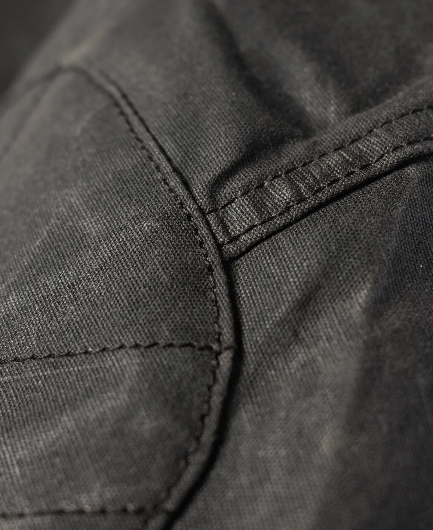 Corduroy-Trimmed Waxed Canvas Work Jacket