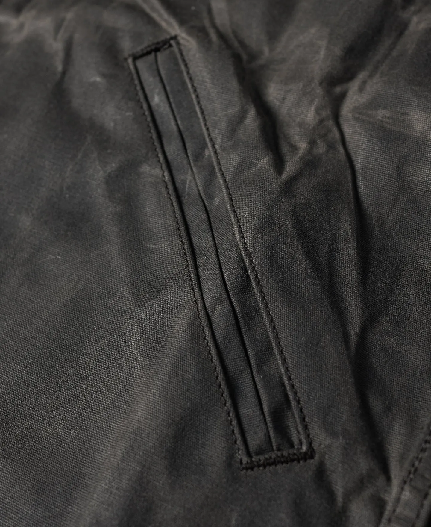 Corduroy-Trimmed Waxed Canvas Work Jacket