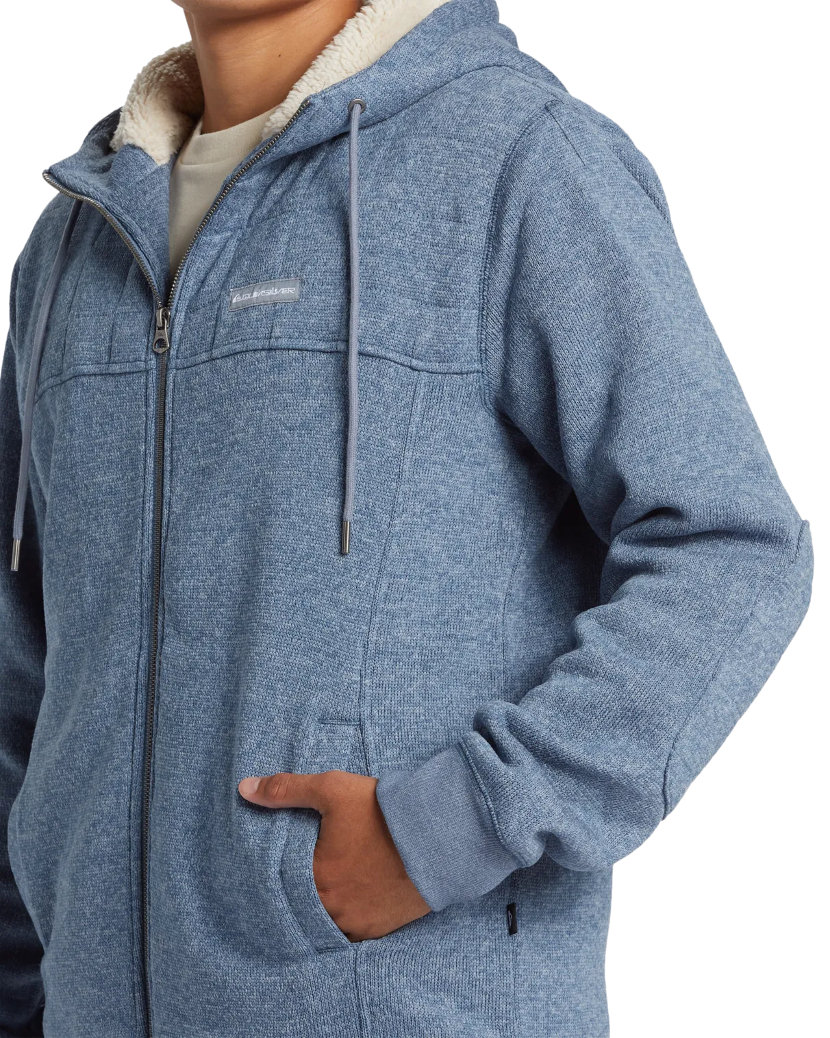 Cypress Keller Zip Hoodie in Flint Stone Heather