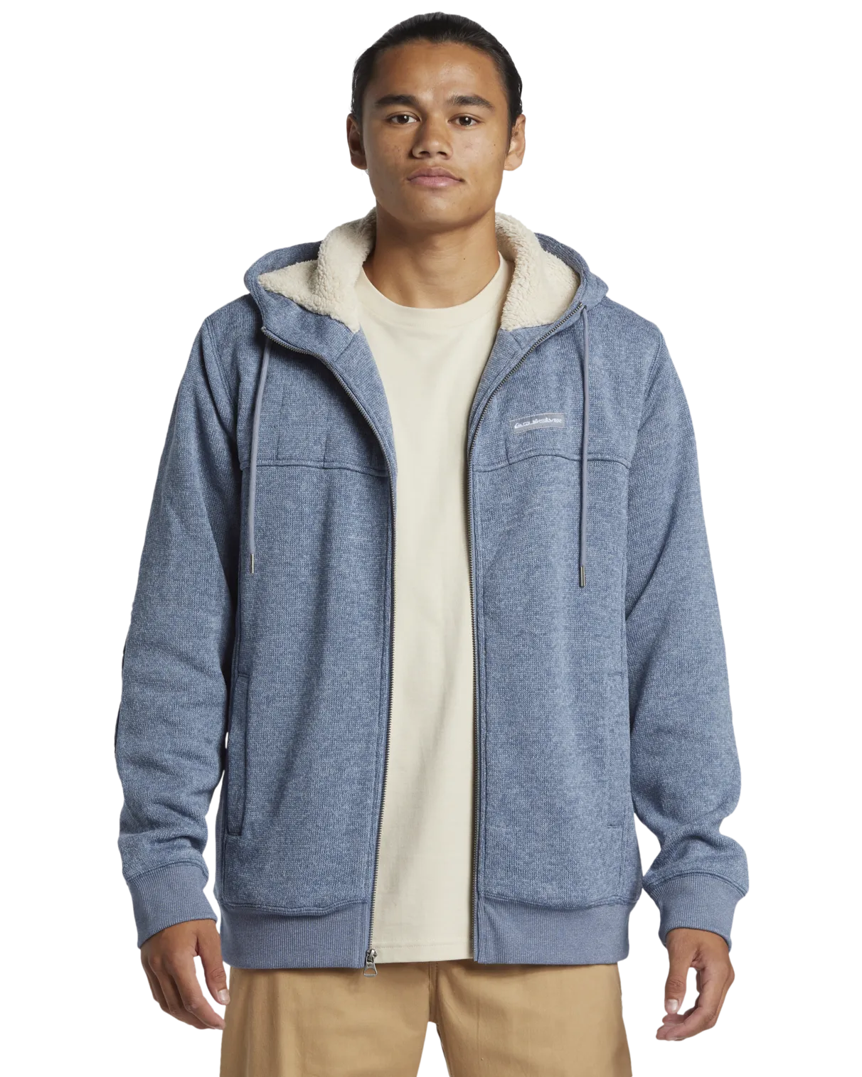 Cypress Keller Zip Hoodie in Flint Stone Heather
