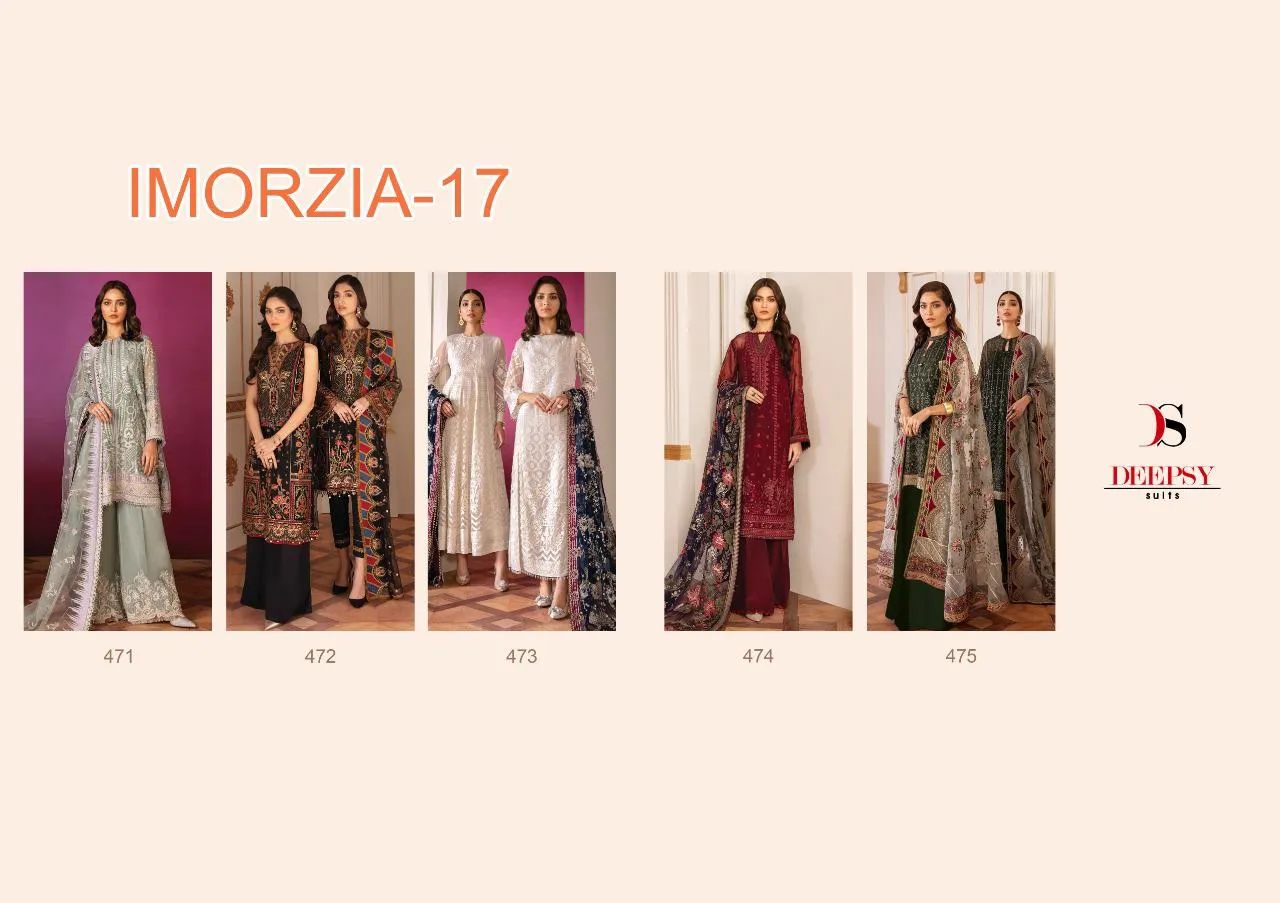 DEEPSY SUIT IMORZIA VOL 17 GEORGETTE WEDDING SUIT COLLECTION