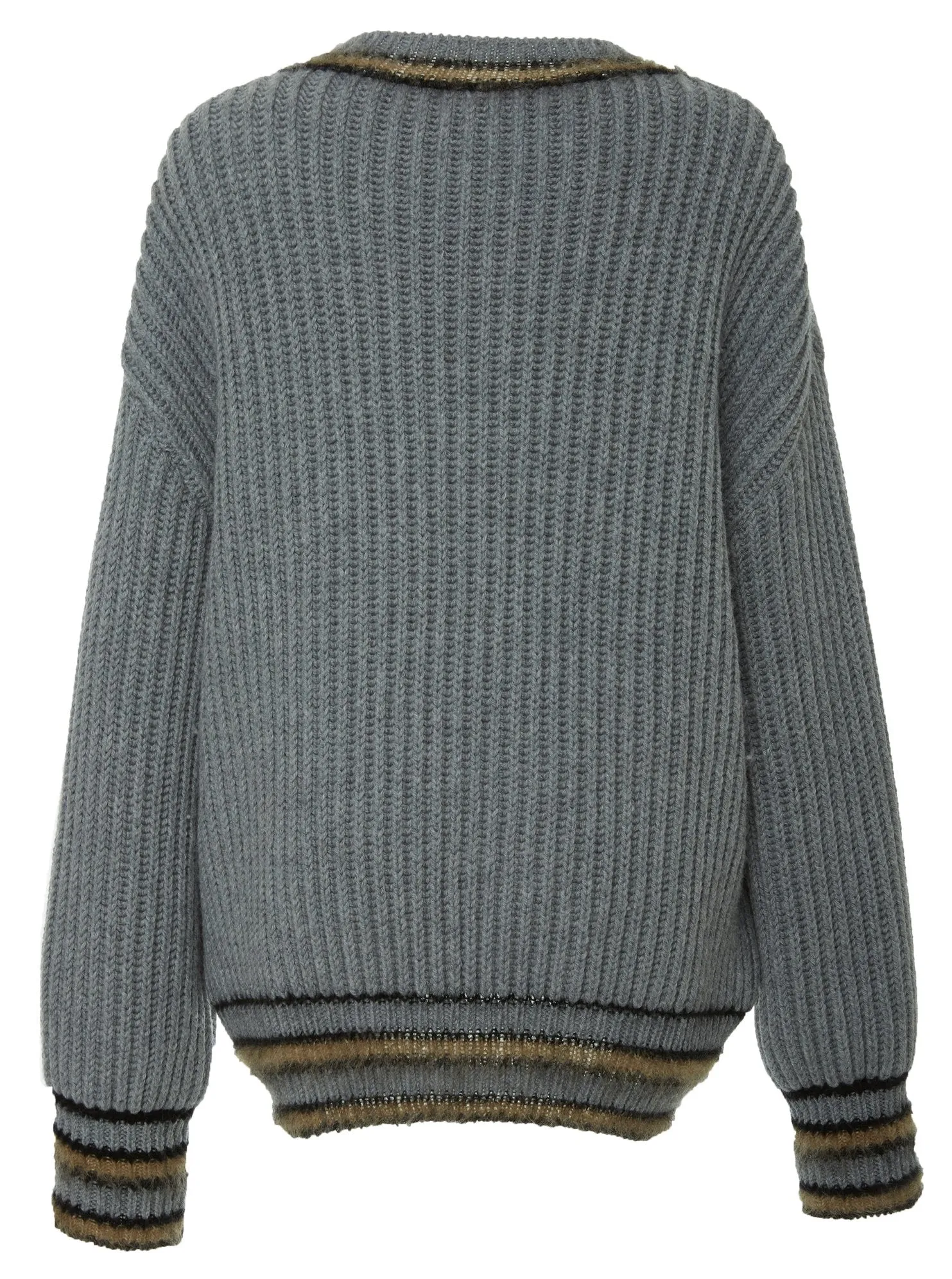 Deer Intarsia Pullover
