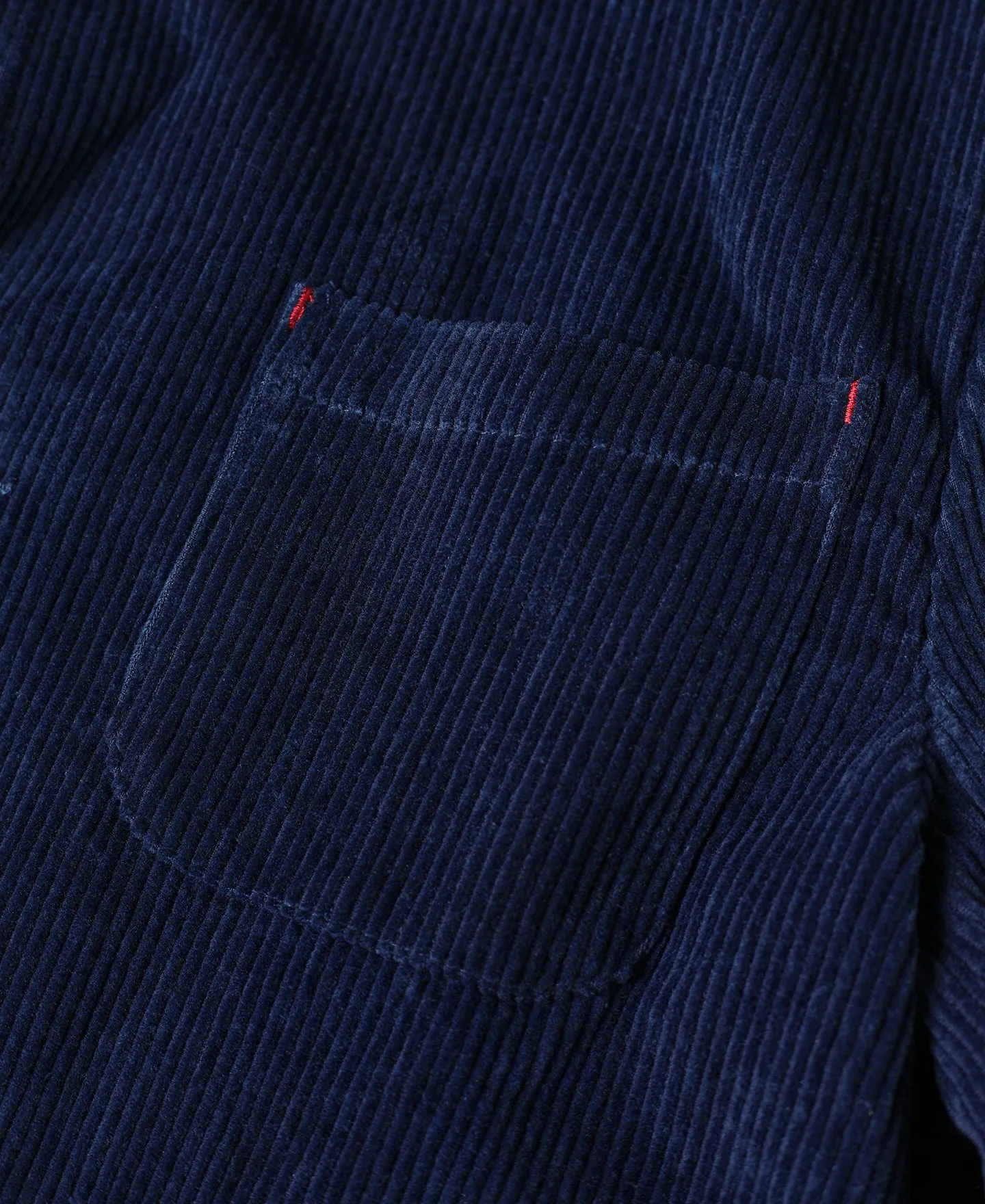 French Indigo-Dyed Corduroy Work Jacket