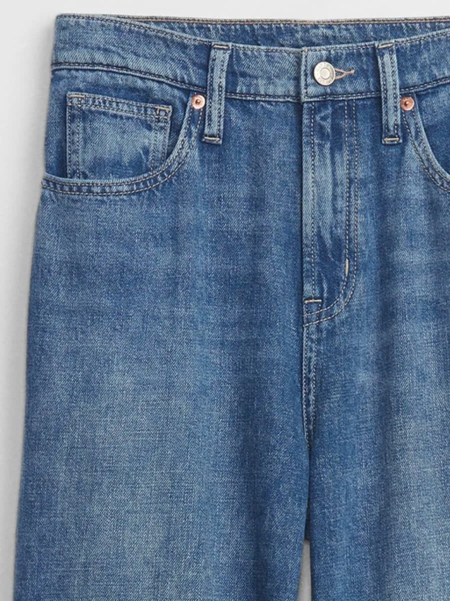 GAP Women's High Rise Wide Leg Jeans
