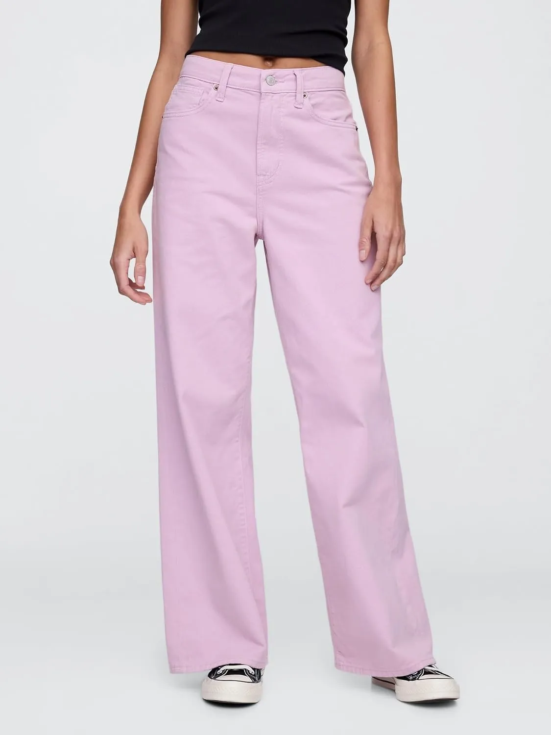 GAP Women's High Rise Wide Leg Jeans