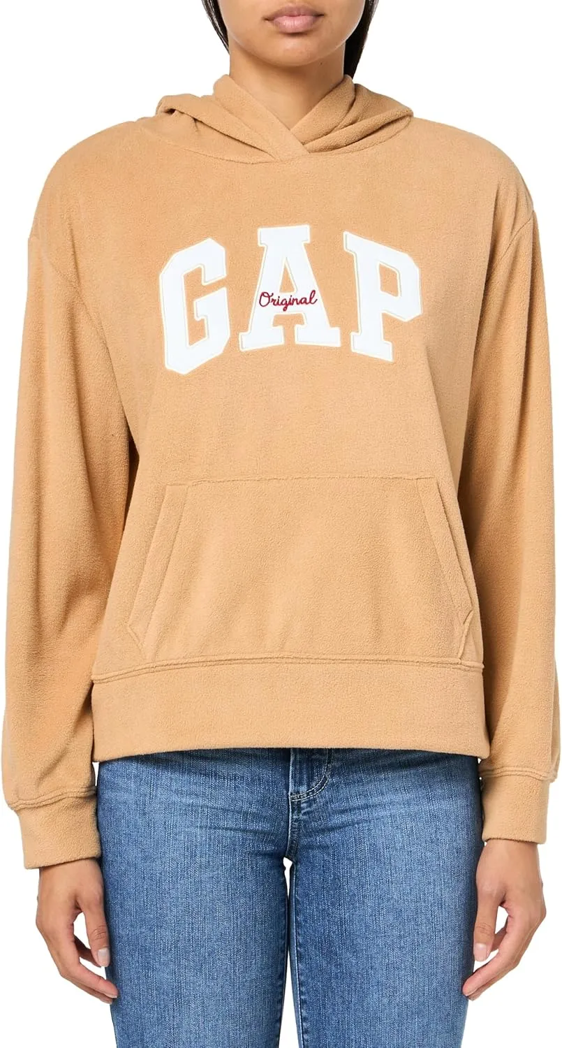 GAP Women's Logo Microfleece Hoodie