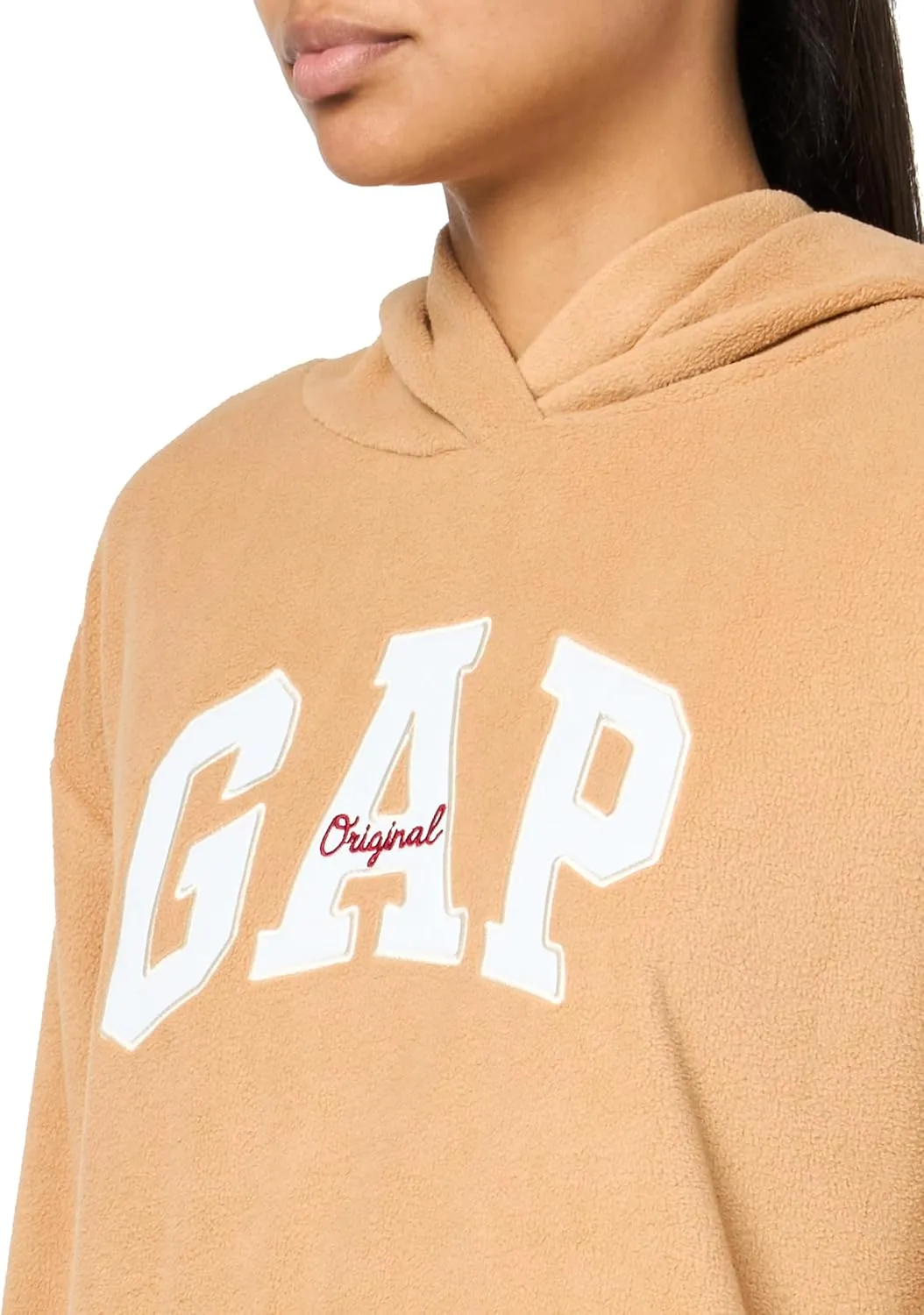 GAP Women's Logo Microfleece Hoodie