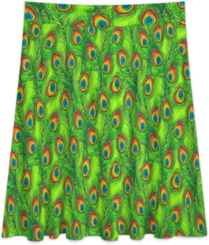 Geometric Checkered Long Skirts Womens High Waisted Ruffled Midi Length Skirt Travel Fall Skirt Home Casual Bottoms