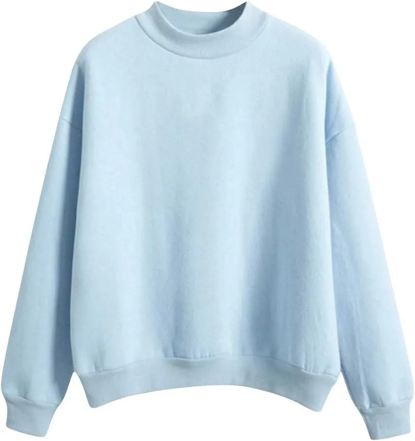 GIERIDUC Oversized Graphic Sweatshirt for Women Y2k Navy Blue Crewneck Sweatshirt Zip Up Fleece Women Stripe Pullover