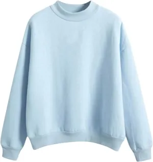 GIERIDUC Oversized Graphic Sweatshirt for Women Y2k Navy Blue Crewneck Sweatshirt Zip Up Fleece Women Stripe Pullover