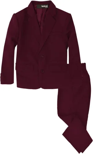 Gino Giovanni Boys 2 Piece Formal Suit Set