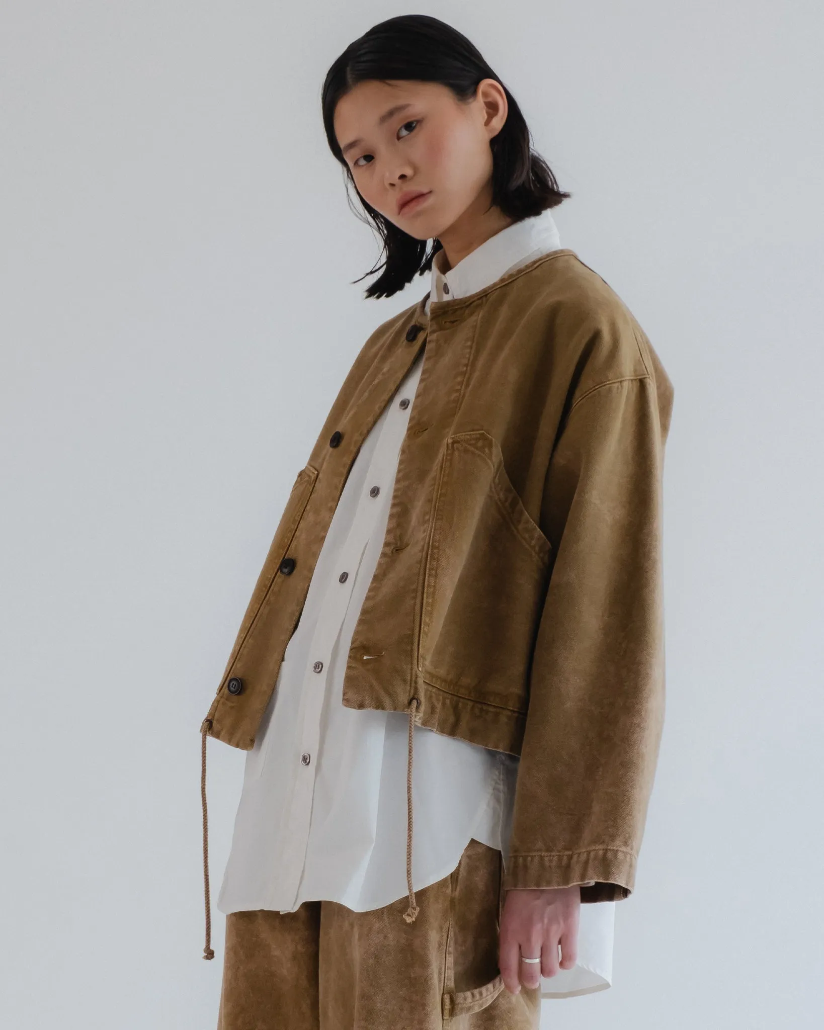 G.o.D Nuclear Jacket Canvas Almond