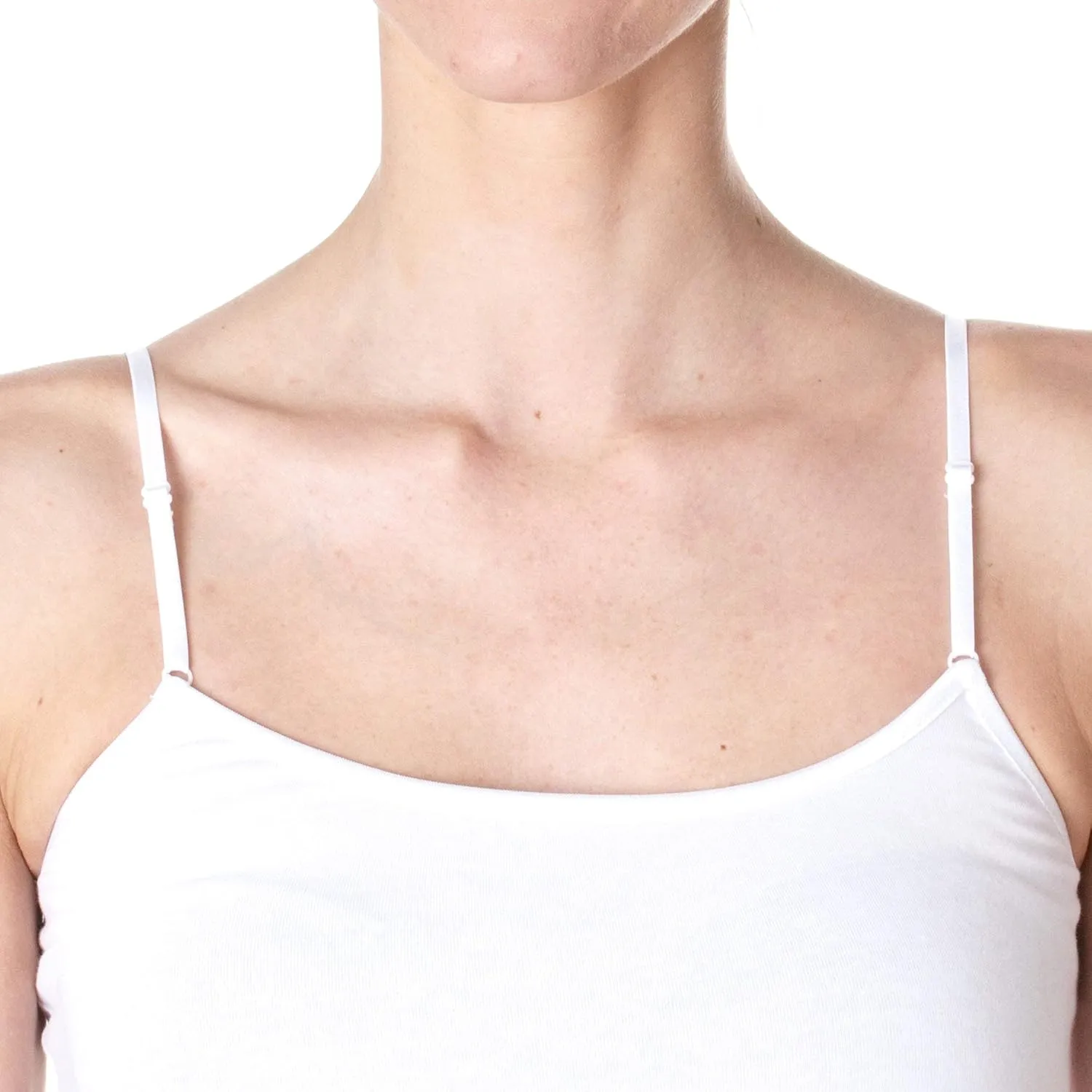 Hollywood Star Fashion Plain Long Spaghetti Strap Tank Top Camis Basic Camisole Cotton