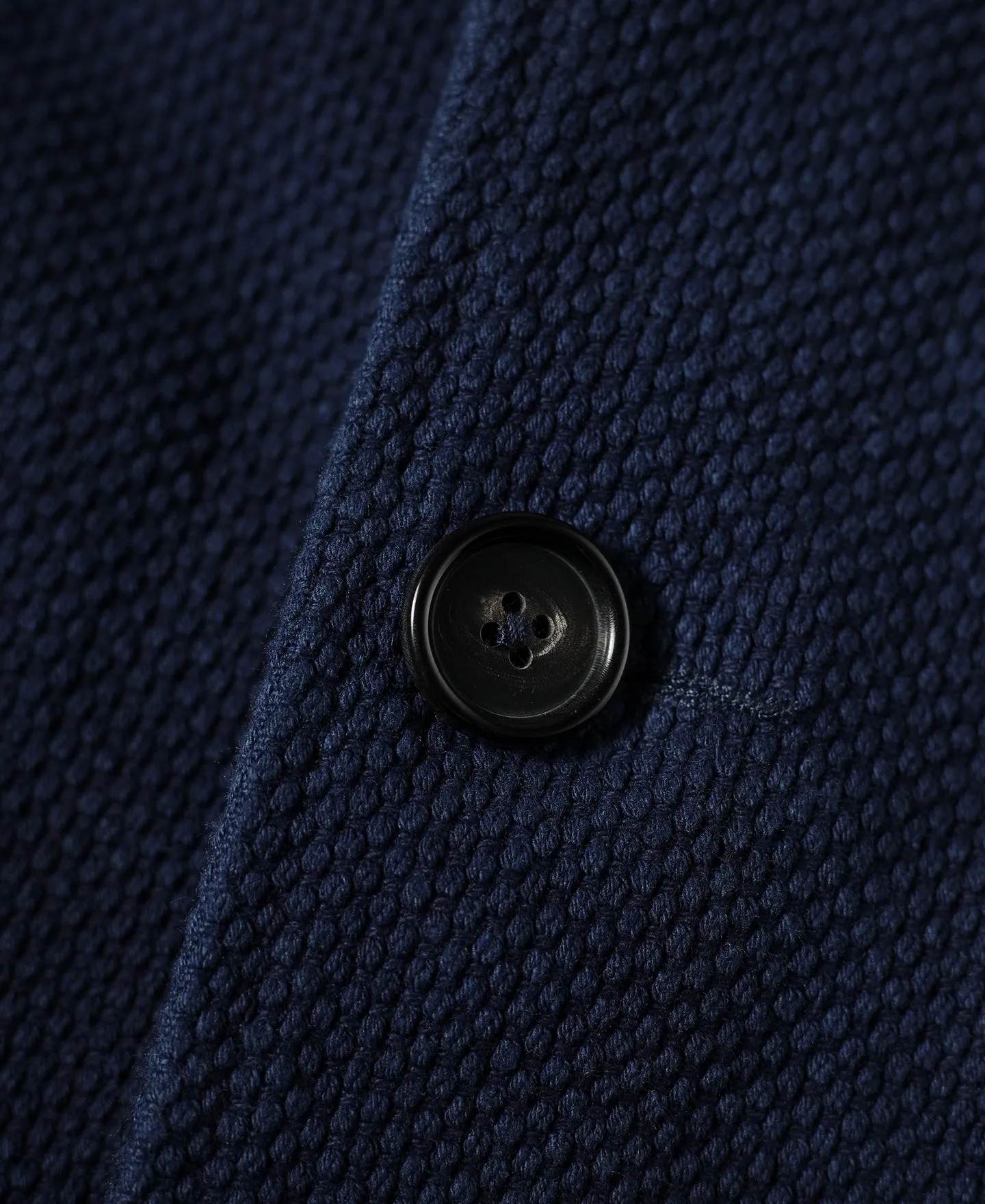 Indigo-Dyed Sashiko Work Jacket