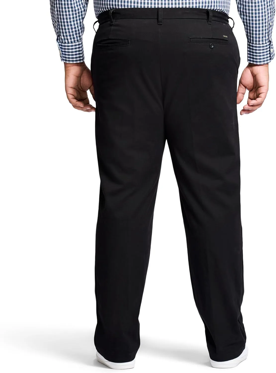 IZOD Men's Big and Tall Performance Stretch Flat Front Pant