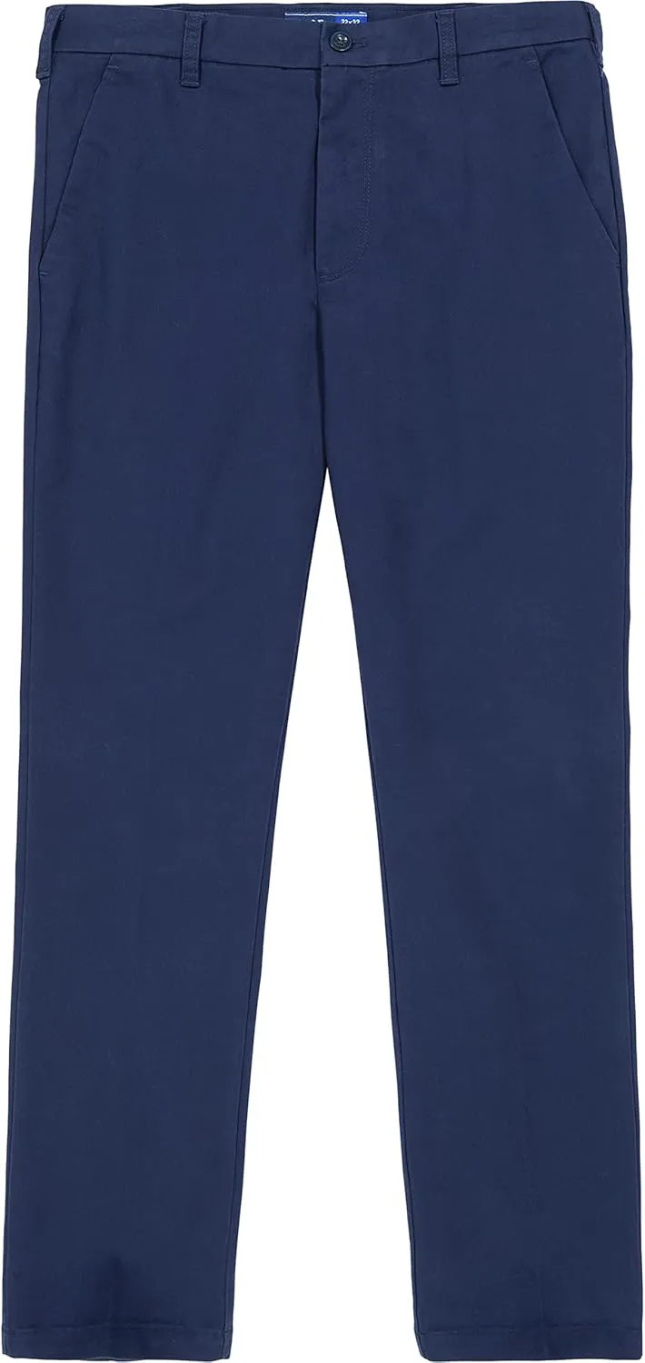 IZOD Men's Big and Tall Performance Stretch Flat Front Pant