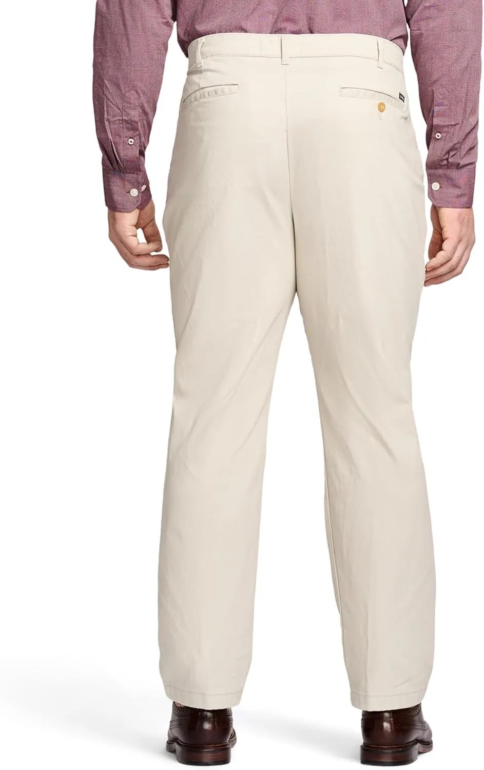 IZOD Men's Big and Tall Performance Stretch Flat Front Pant