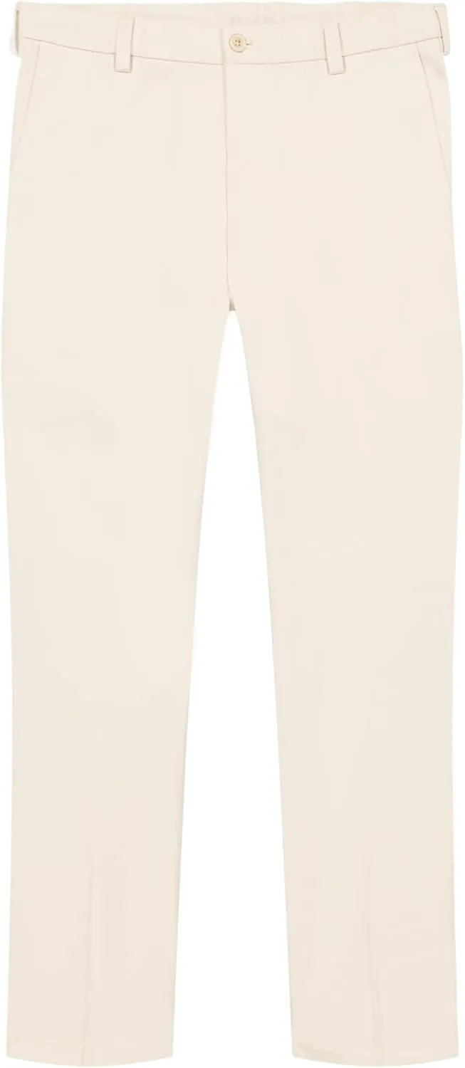 IZOD Men's Big and Tall Performance Stretch Flat Front Pant