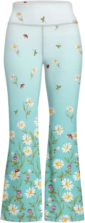 Kids Flare Pants Youth Yoga Dance High Waist Girls Bootcut Sweatpants