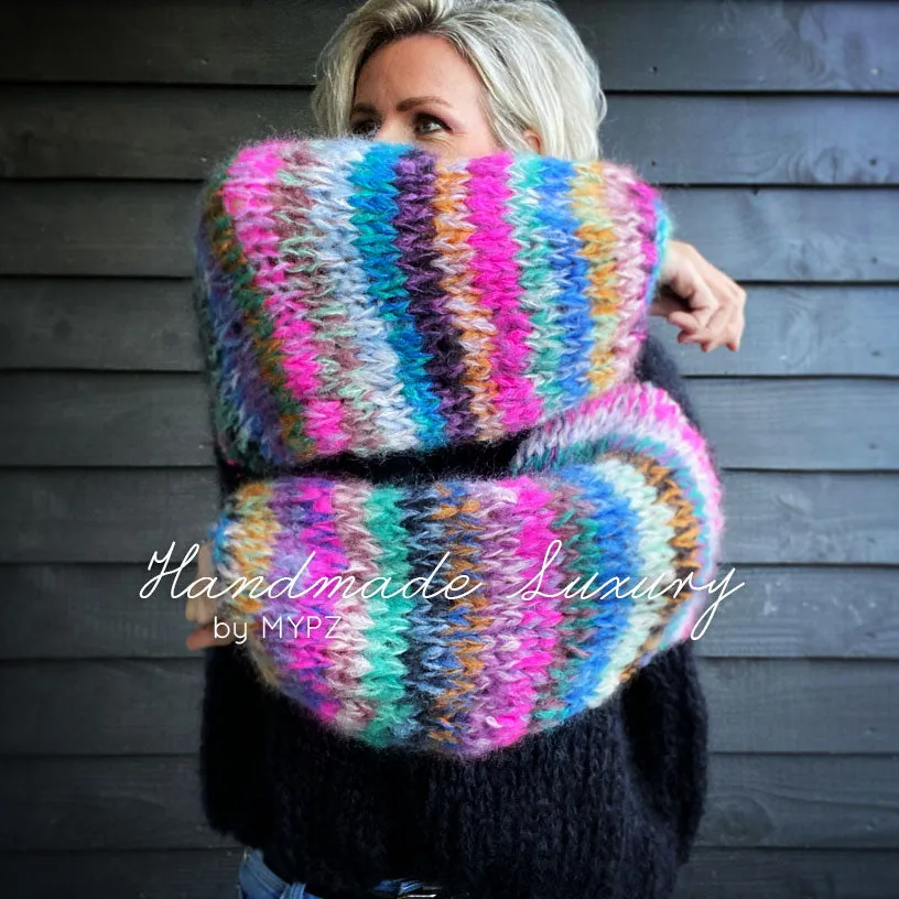 Knitting Kit – MYPZ Basic Chunky Pullover Gaudy No 15 – Beginner (ENG-NL-DE)