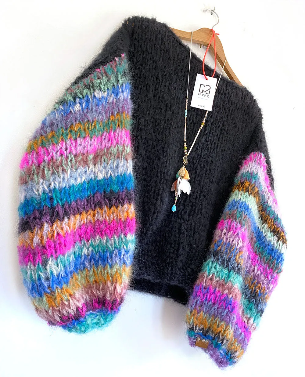 Knitting Kit – MYPZ Basic Chunky Pullover Gaudy No 15 – Beginner (ENG-NL-DE)